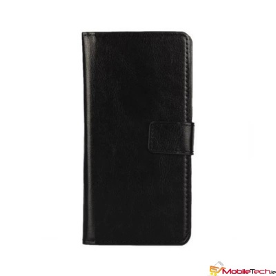 Vodafone Smart E9 Black PU Leather Wallet Case
